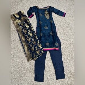 Punjabi Suit with Cigarette Pant